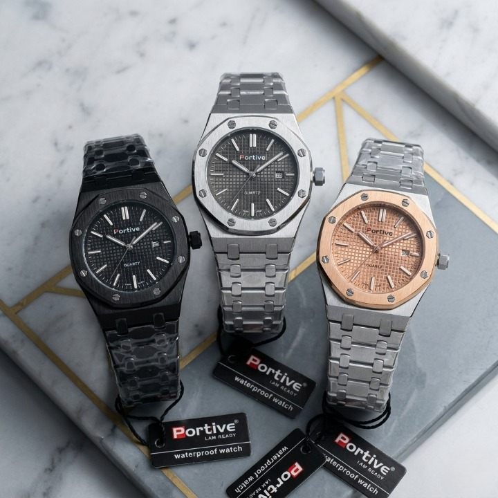 Portive Mens Watch With Chronograph Design