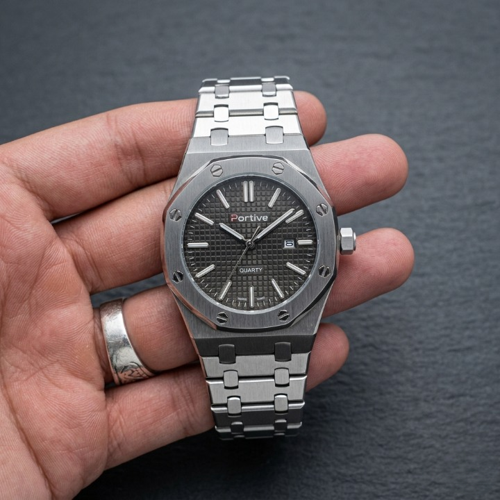 Portive Mens Watch With Chronograph Design
